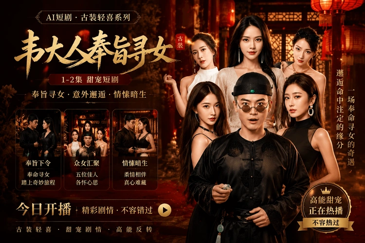 《韦大人奉旨寻女》1-2集剧情介绍：奉旨寻人却意外穿越，钦差大人与现代女子狭路相逢