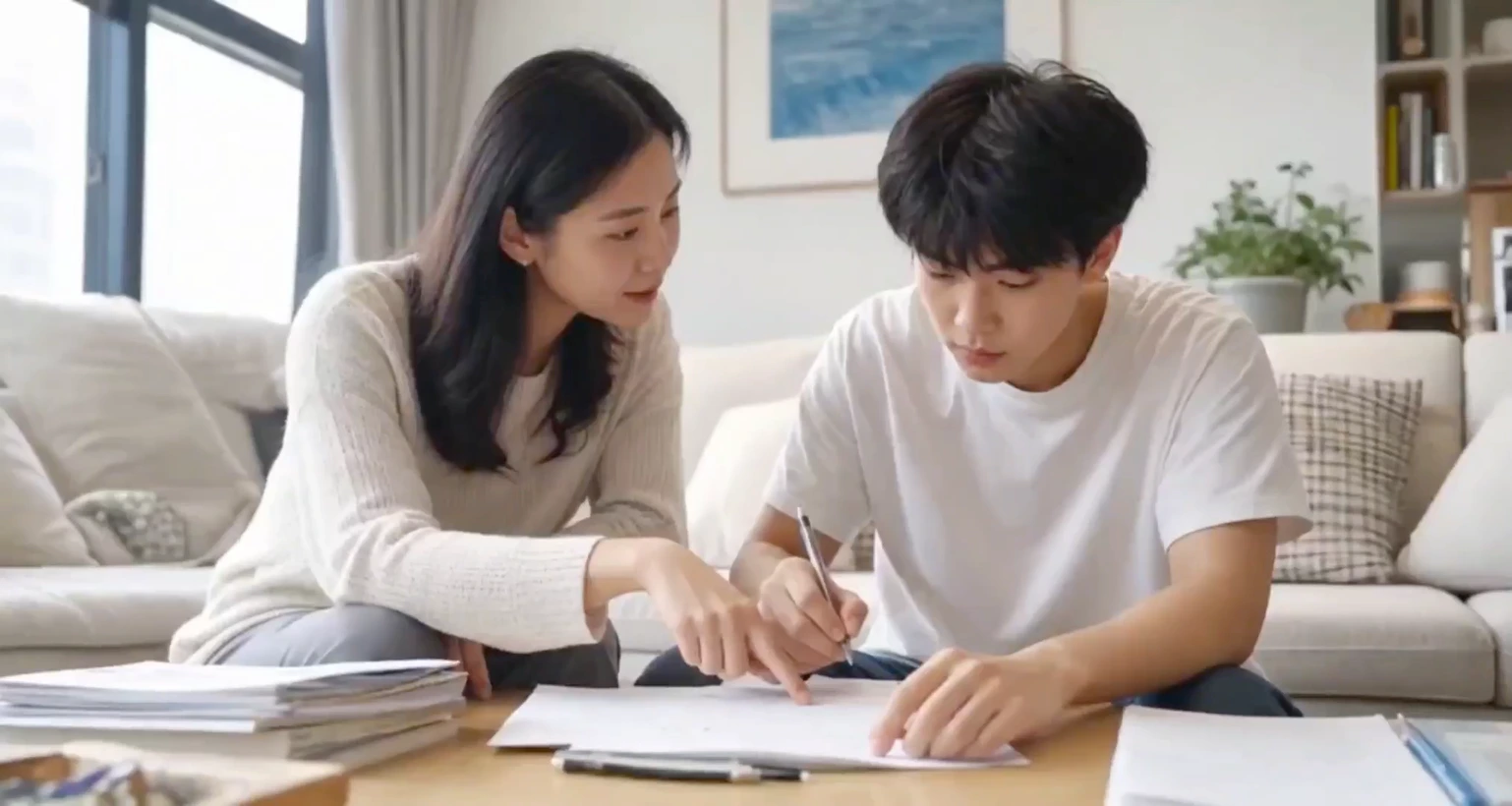 《妈妈陪儿子高考》