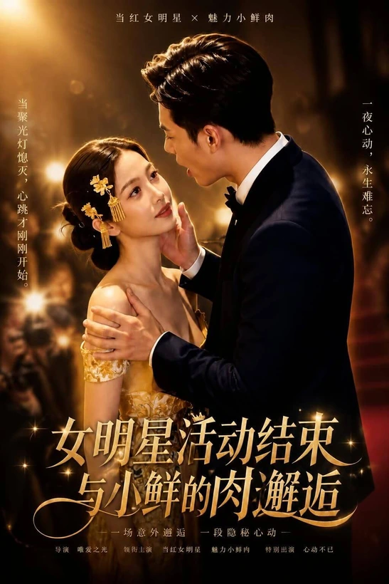 女明星活动结束后与小鲜的邂逅